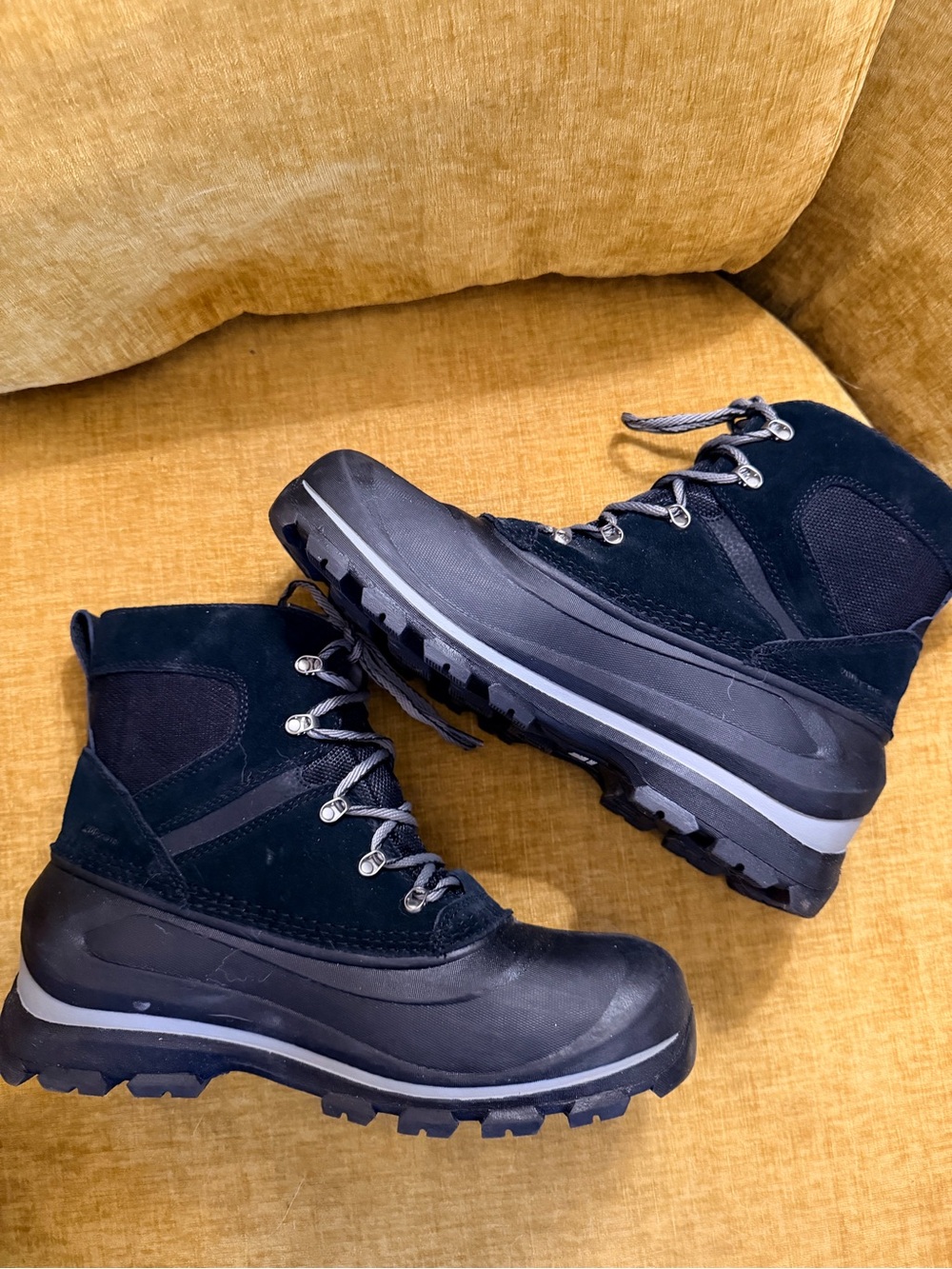 Sorel Men's Buxton Lace Waterproof Winter Boots Black 9.5 - Picture 2 of 10